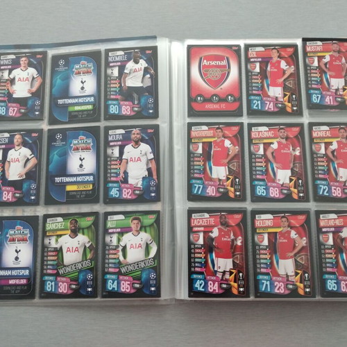 UEFA Champions League Topps Match Attax Season 19/20 trading cards bundle used