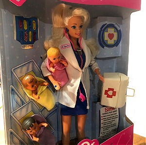 1995 Special Edition Dr Barbie The career collection Barbie γιατρός με 3 μωρά