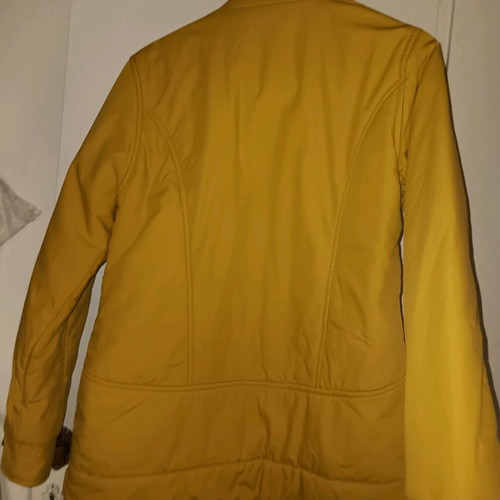 Monte Carlo premium jacket used, mustard with paint marks, size L