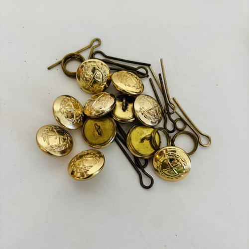 Metal Military Buttons used vintage collectibles