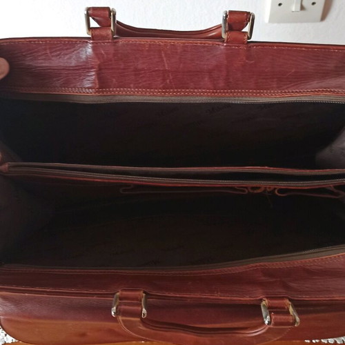 Leather Professional Briefcase Bordeaux used