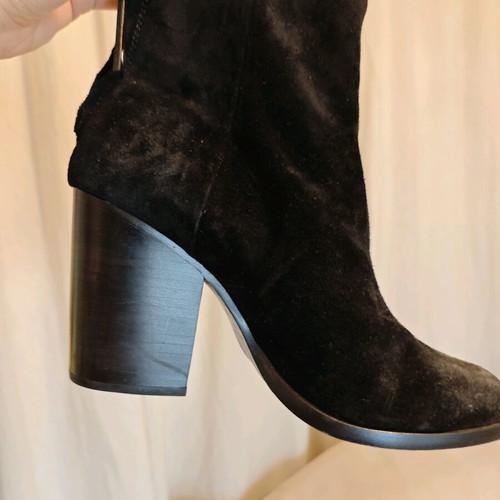 RAG & BONE leather ankle boots used, black
