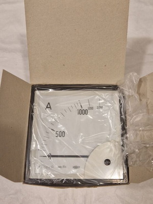 Hobut D96SD Analog Panel Ammeter 1000/5A New