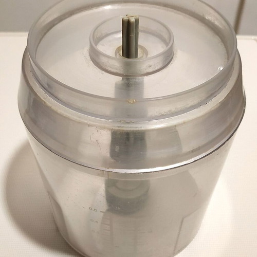 Moulinex Multi transparent plastic bowl with blade, used
