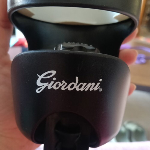 Giordani stroller cup holder with adjustable clamp
