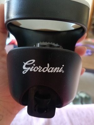 Giordani stroller cup holder with adjustable clamp