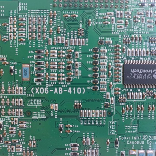 Canopus NHX-E2 video capture card used, PCI express