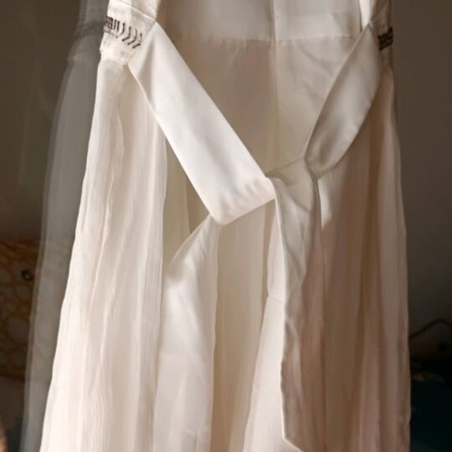 Monsoon white dress like new for girl 12-13 years old