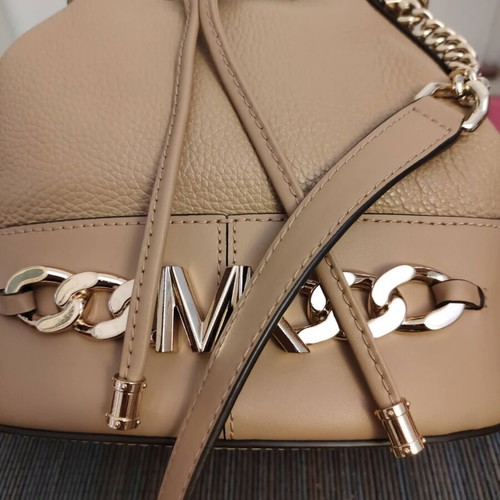 Michael Kors original limited edition leather crossbody bag, beige