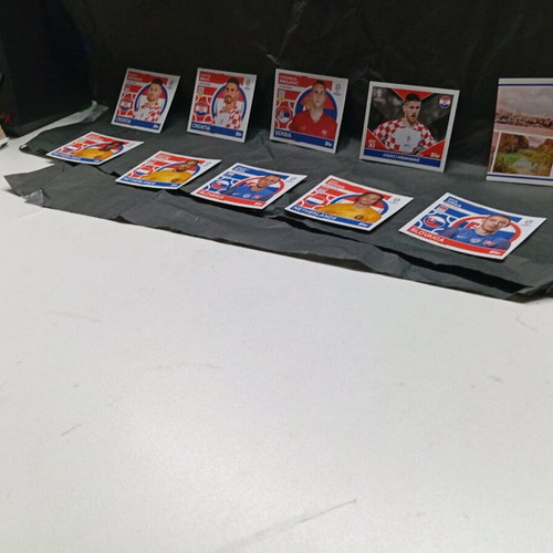 Topps Euro 2024 football stickers used, 2 pieces