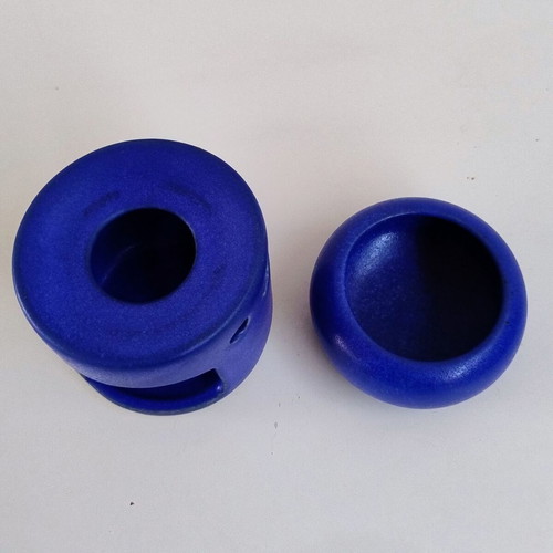 Apivita ceramic aroma burner Kamini, blue cobalt, 10cm