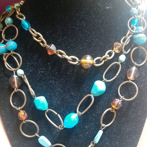 Boho necklace used