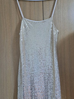 Sequin dress new, gold color, size XL, Sinsay