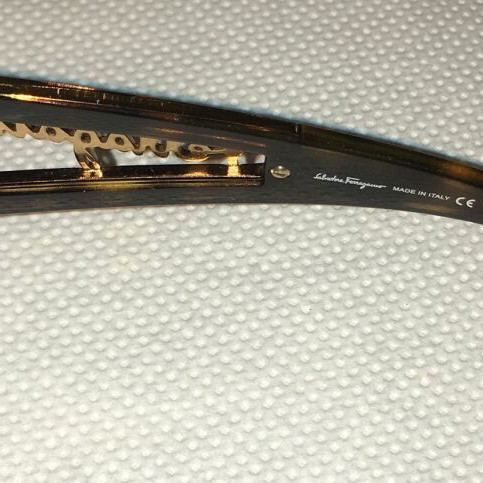 Salvatore Ferragamo Vintage Sunglasses 2142-B Brown Like New