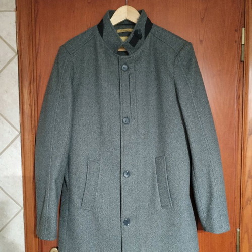 Men's winter coat like new, dark gray, size M