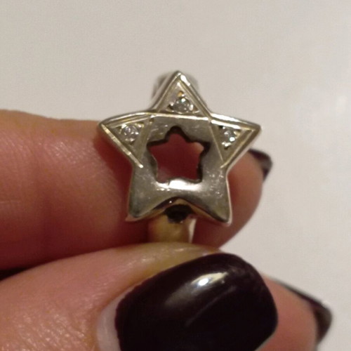 Silver ring 925 like new, size 55, inner diameter 17.3