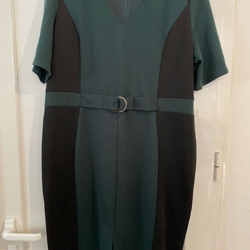 Marks & Spencer pencil dress used with belt and illusion panel