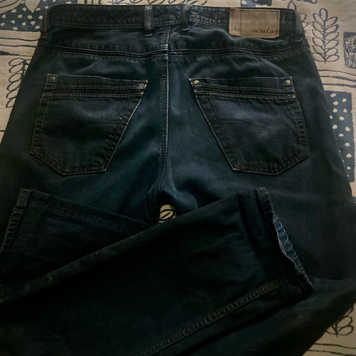 Diesel Krayver Black Denim Pants like new, size L
