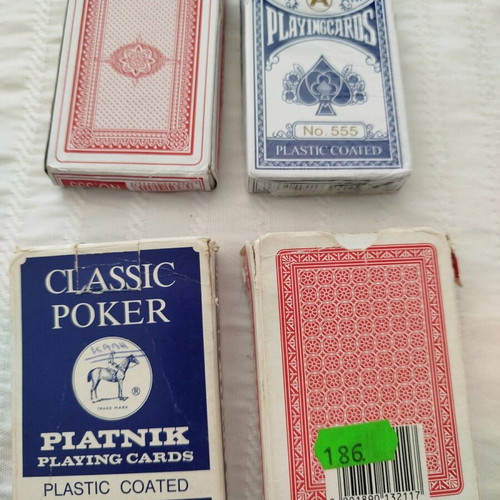 Playing cards like new, 2 pairs