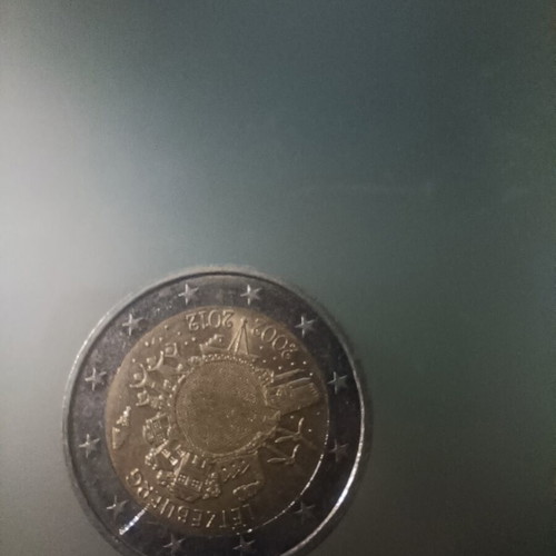 Luxembourg 2 euro 2012 coin used
