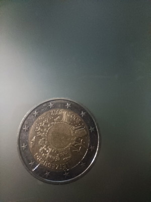 Luxembourg 2 euro 2012 coin used