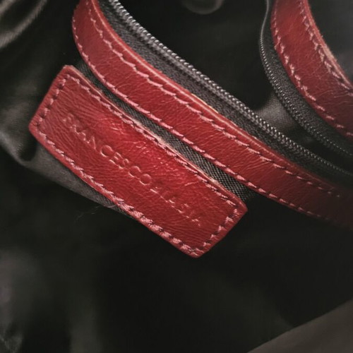 Francesco Biasia shoulder bag like new, leather, burgundy