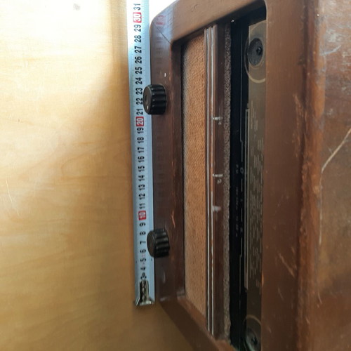 Orion 115A wooden vintage radio used, 1950s