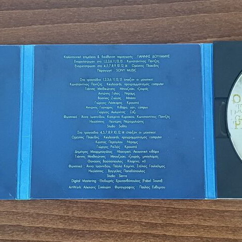 Various music CDs used with Alkaios, Kokkinou, Remos