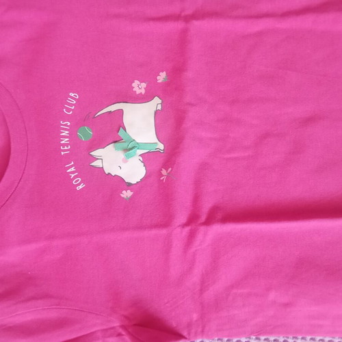 Pink short-sleeve T-shirt for 3-4 year olds
