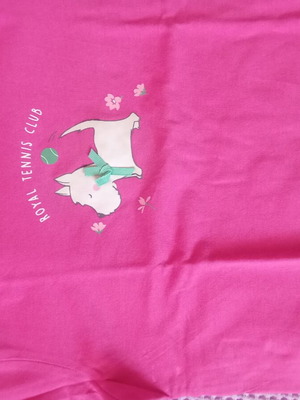 Pink short-sleeve T-shirt for 3-4 year olds