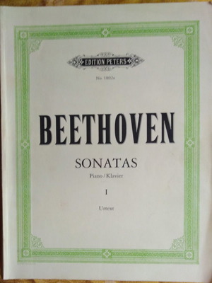 L.V.Beethoven Piano Sonatas op. 2, 7, 10, 13, 14, 22, 26, 27, 28 like new