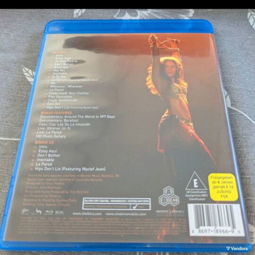 Pop music Blu-ray bundle new with Leona Lewis, Shakira, Beyonce