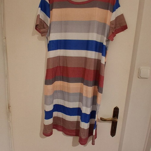 Striped dress 3XL multicolored, new, length 92 cm, chest 112 cm
