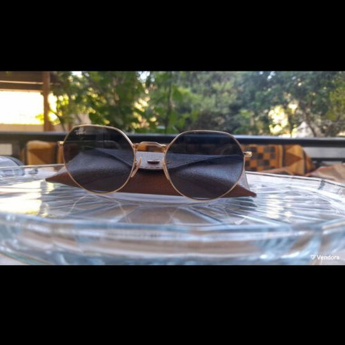 Ray Ban RB 3565 Jack sunglasses like new, unisex, gold metal frame