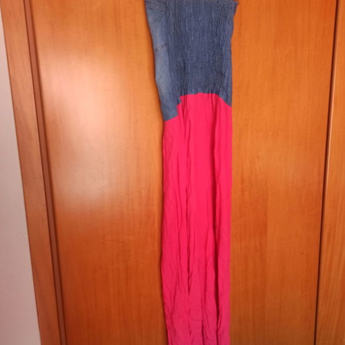 One-piece fuchsia airy jumpsuit one size new