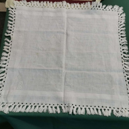 Tablecloths used, pack of 6, 1950s vintage