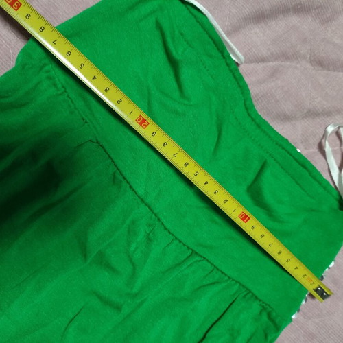 Strapless blouse green, like new