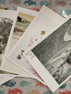 Korean postcards set of 5 on watercolor paper like new
