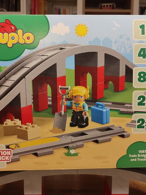 Lego Duplo Train System 10872 used, complete with box and instructions