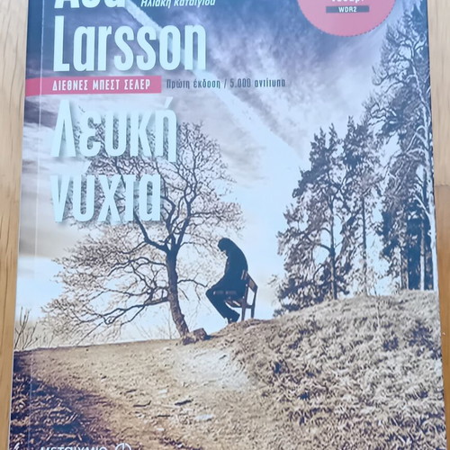 White Night by Asa Larsson like new, crime novel