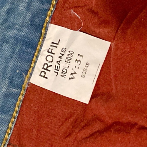 Profil premium jeans light blue like new with distressed details