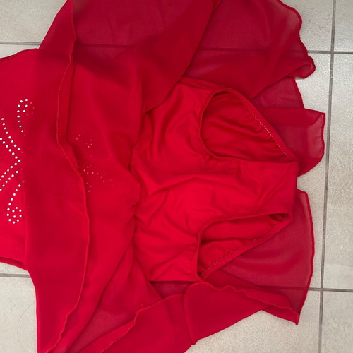 Rhythmic Ballet Dress red 5-6 years new