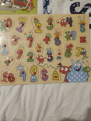 Ξύλινα εκπαιδευτικά παιχνίδια καινούργια, σετ 3 τεμαχίων για παιδιά