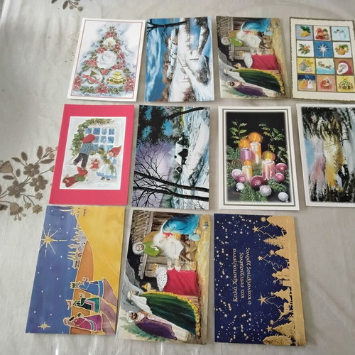 Christmas cards new, pack of 50 pieces