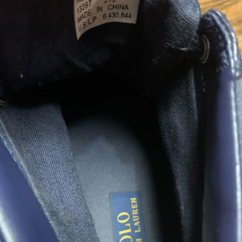 Polo Ralph Lauren Clarke SK-VLC Navy Heather Rip Stop used sneakers size 46
