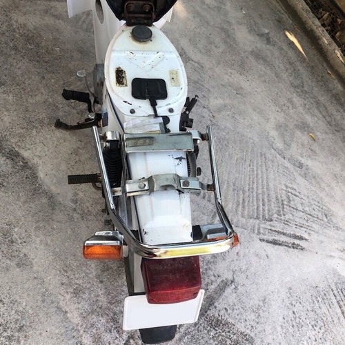 Honda GLX moped 125cc conversion, white