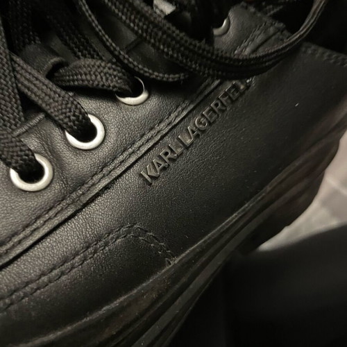 Karl Lagerfeld chunky sneakers like new, black, size 43