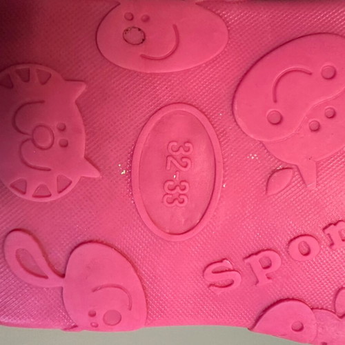 Peppa Pig slippers like new, winter house shoes, size 32-33, pink
