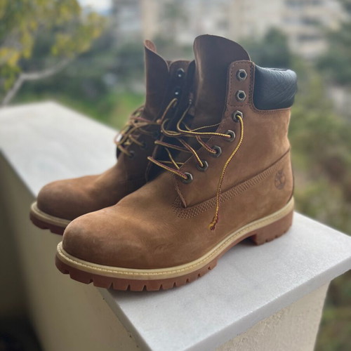Μπότες Timberland Premium 6 inch αδιάβροχες καφέ νούμερο 44 σαν καινούργιες
