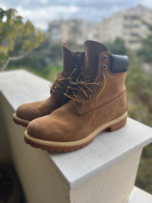 Μπότες Timberland Premium 6 inch αδιάβροχες καφέ νούμερο 44 σαν καινούργιες